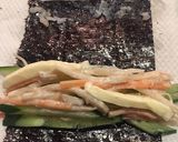 ごぼうサラダ海苔巻き お弁当に作り方3写真