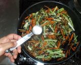 搾菜ひじきセロリ炒め♪簡単野菜炒め作り方9写真