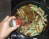 搾菜ひじきセロリ炒め♪簡単野菜炒め作り方8写真