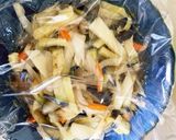 全てレンジなす芋味噌だれで生姜焼き風作り方13写真