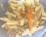 全てレンジなす芋味噌だれで生姜焼き風作り方15写真
