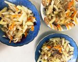 全てレンジなす芋味噌だれで生姜焼き風作り方17写真