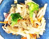 全てレンジなす芋味噌だれで生姜焼き風作り方19写真