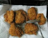 ささみと大葉のフライで☆親子丼作り方5写真