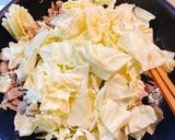 キャベツと豚バラの梅マヨポン酢青じそ炒め作り方6写真