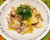 キャベツと豚バラの梅マヨポン酢青じそ炒め作り方8写真