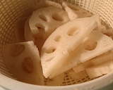 菜の花と蓮根の酢味噌わさび和え作り方3写真