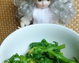 リカちゃん♡菜の花の辛子醤油和え作り方9写真