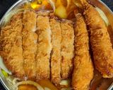 カツ丼♡豚カツ＋エビフライ　作り方20写真