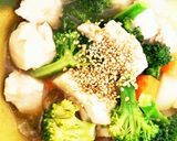 全てレンジ胸肉根菜のポン酢生姜焼き蒸し煮作り方14写真
