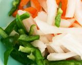 全てレンジカレー風味生姜焼きタコライス風作り方5写真