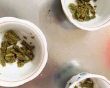 全てレンジカレー風味生姜焼きのせドーム蒸作り方1写真