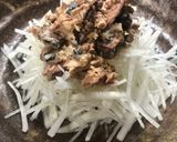 サバの水煮缶で大根サラダ　自家製ごまドレ作り方4写真