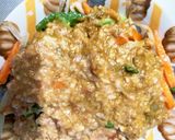 全てレンジカレー風味生姜焼きのせドーム蒸作り方13写真