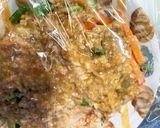 全てレンジカレー風味生姜焼きのせドーム蒸作り方14写真