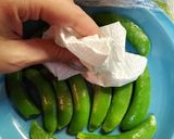 お野菜ぺろりメニュー[スナップエンドウ]作り方4写真