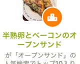ゆで卵とベーコンのオープンサンド作り方12写真