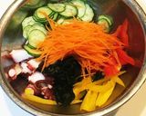 タコとわかめの酢の物作り方3写真