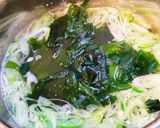 ワカメ長ねぎ豆腐スープ作り方5写真