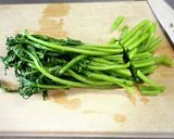 超簡単、春菊のおかかポン酢和え作り方3写真