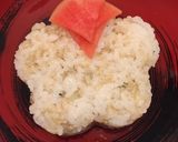 立春　節分　おもてなし　梅型お花ご飯作り方4写真