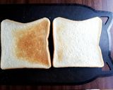 スパムでホットサンド*･オープンも作り方2写真