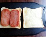 スパムでホットサンド*･オープンも作り方5写真