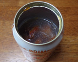 非常食★やきとり缶で鶏めし　アルミ缶炊飯作り方3写真