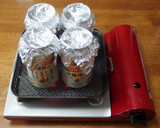 非常食★やきとり缶で鶏めし　アルミ缶炊飯作り方7写真