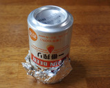 非常食★やきとり缶で鶏めし　アルミ缶炊飯作り方9写真