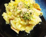 キャベツとベーコンの卵とじ作り方15写真
