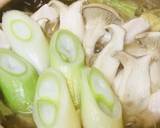 鶏肉とエリンギ＆長ネギのシンプル鍋作り方4写真