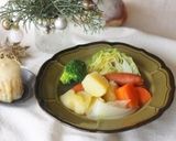 液体塩こうじでかぼちゃ入り牛乳ポトフ♪作り方6写真
