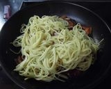 ツナ缶と焼きそば麺でナポリタン風作り方6写真