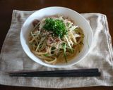 ゆず胡椒＋めんつゆで焼きうどん★大人味作り方4写真