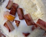 簡単カルボナーラ風スパゲティ作り方4写真