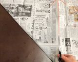 新聞紙型で作る♪カステラ作り方1写真