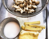 しめじと油揚げのあんかけうどん作り方2写真
