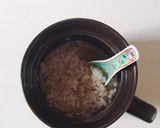 残りご飯をレンジで…悪魔の雑炊♡作り方2写真