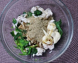 簡単♪鶏ささみとほうれん草のごまマヨ和え作り方4写真