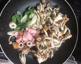 しめじとちくわのかつおつゆ炒め作り方1写真