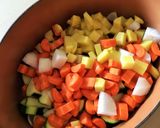 ビタミン豊富8種の野菜スープ作り方1写真