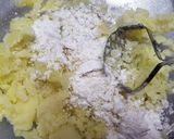 じゃがいも餅の蓮根はさみ焼き作り方3写真