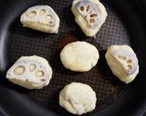 じゃがいも餅の蓮根はさみ焼き作り方5写真