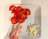 メカジキのソテー。ベーコンとミニトマトと作り方4写真