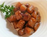 ねじり糸蒟蒻の一口ステーキ作り方13写真