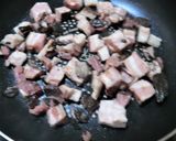 チンゲン菜に農家のベーコンの味を吸わせて作り方3写真