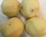 新じゃがとしめじのマヨ明太子チーズ焼き作り方1写真