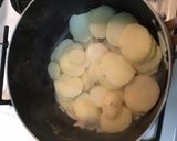 新じゃがとしめじのマヨ明太子チーズ焼き作り方5写真