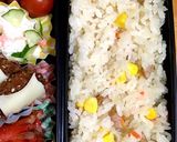 炊飯器コンソメご飯(リメイクオムライス)作り方6写真
